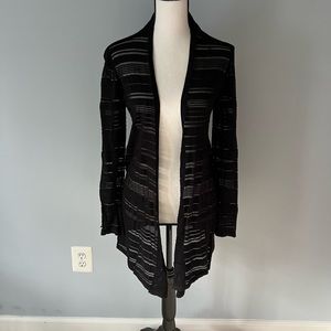 NWT. Light weight black cardigan sweater
